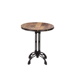 Italian base table, rustic style laminate top